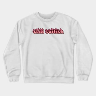 Tiktok Pink Still Softish Gradient Design Crewneck Sweatshirt